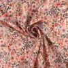 Tissu popeline enduite motifs Fleurs automnales - Oeko tex