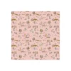 Tissu Poppy popeline Forest Living fond Rose - OEKO TEX