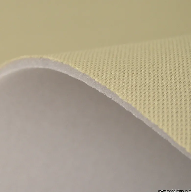 Tissu pour ciel de toit beige clair