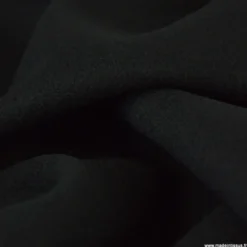Tissu pour manteau Roberto en lainage mélangé - coloris Noir