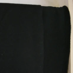 Tissu pour manteau Roberto en lainage mélangé - coloris Noir