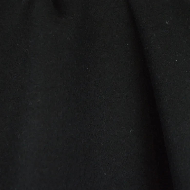 Tissu pour manteau Roberto en lainage mélangé - coloris Noir