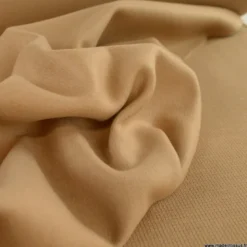 Tissu pour manteau Roberto en lainage mélangé - coloris Camel