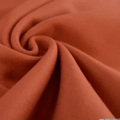 Tissu pour manteau Roberto en lainage mélangé - coloris Rouille