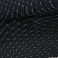 Tissu pour siège auto dessin pointillé noir et blanc