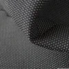 Tissu pour siège auto piqué blanc fond noir