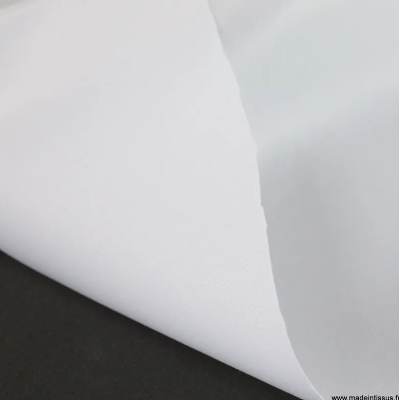 Tissu PUL coton blanc certifié contact alimentaire.