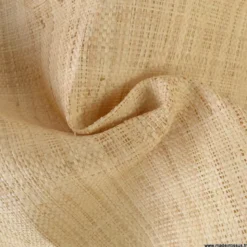 Tissu raphia léger naturel – Largeur 115 cm