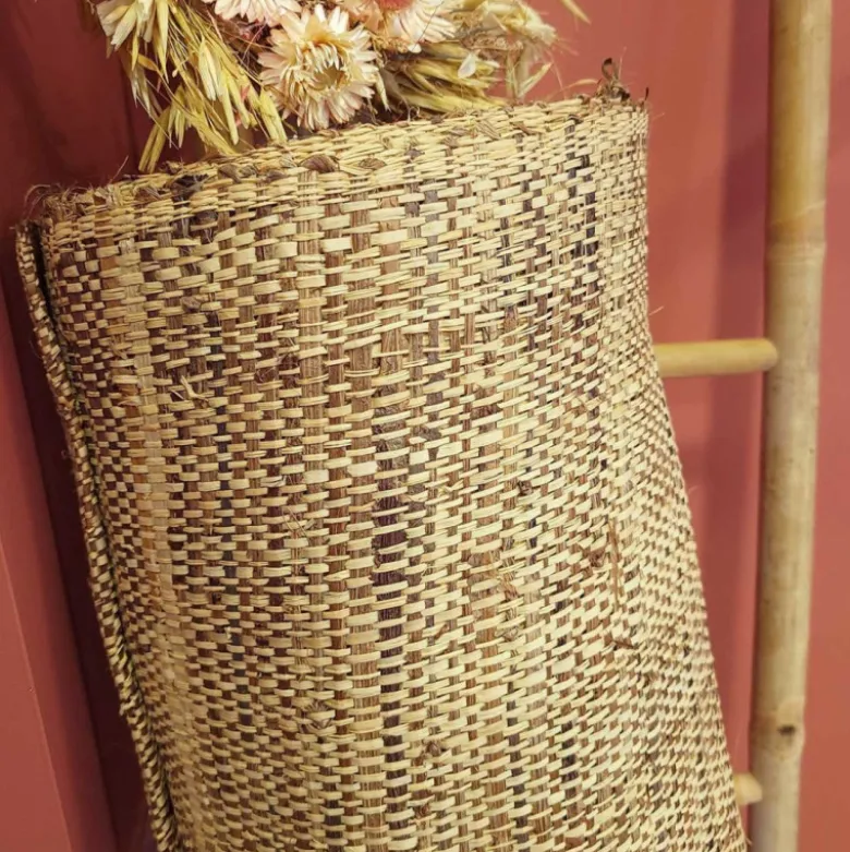 Tissu raphia Rodolphe lourd naturel – Largeur 115 cm