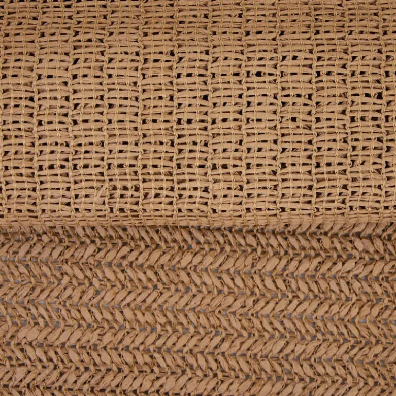 Tissu raphia uni naturel