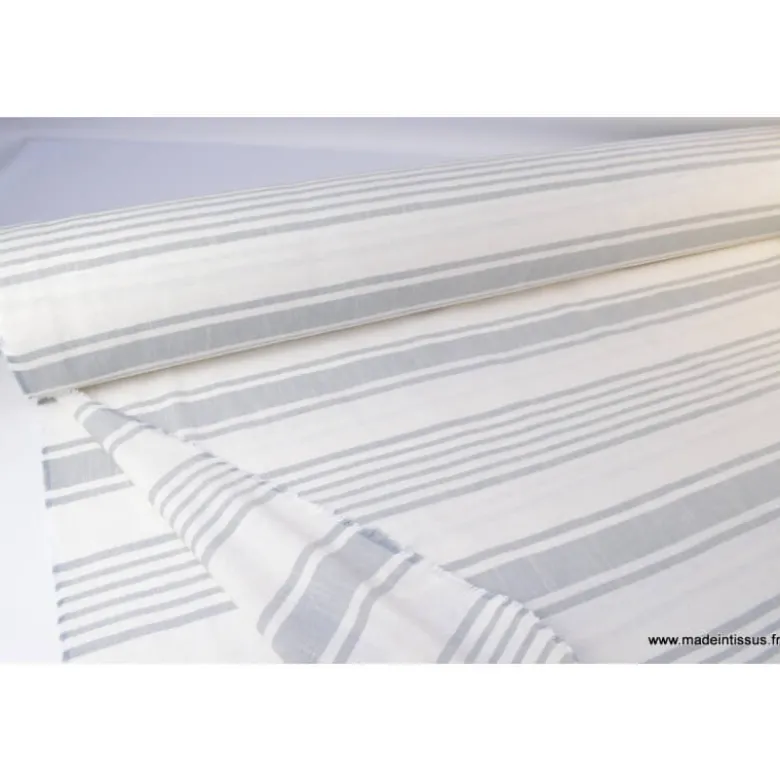 Tissu rayure matelas grande largeur.