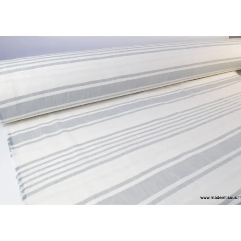 Tissu rayure matelas grande largeur.
