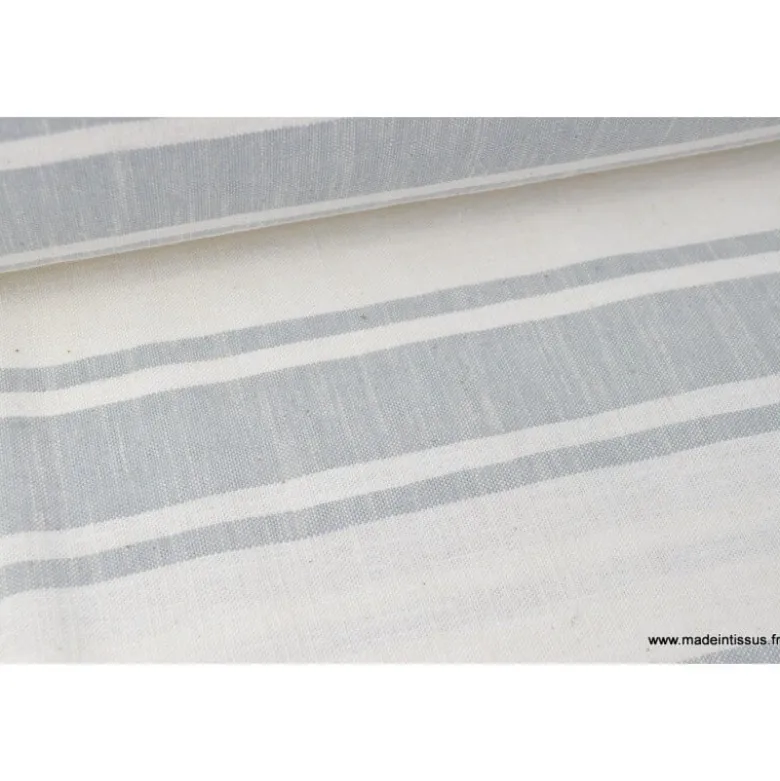 Tissu rayure matelas grande largeur.