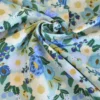 Tissu Rifle Paper motif fleurs - Vintage Garden metallic