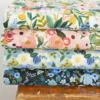Tissu Rifle Paper motif fleurs - Garden Party - Burgundy