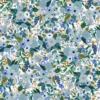 Tissu Rifle Paper Petite Rose motif fleurs Bleues - Collection Garden Party