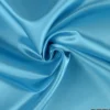 Tissu Satin Biba uni bleu - premier prix