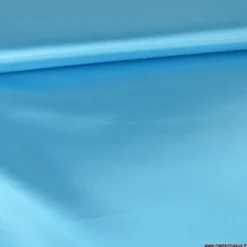 Tissu Satin Biba uni bleu - premier prix
