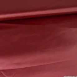 Tissu Satin Biba uni Bordeaux - premier prix