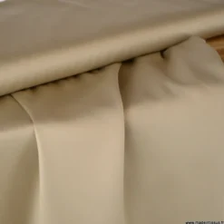 Tissu Satin de coton - beige