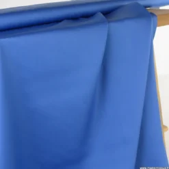 Tissu Satin de coton - bleu roi