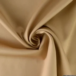 Tissu Satin de coton - camel