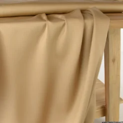 Tissu Satin de coton - camel