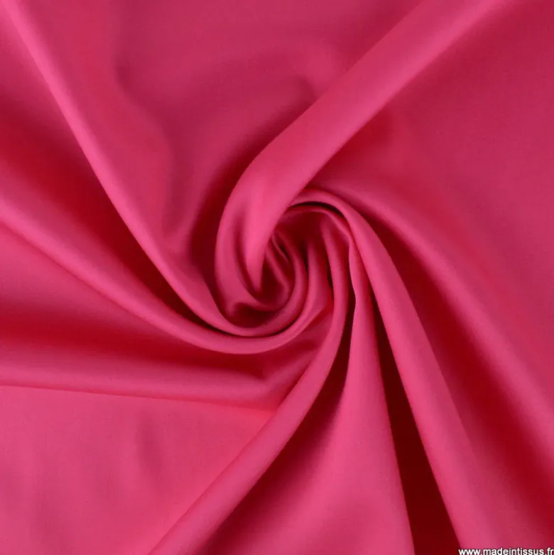 Tissu Satin de coton - fuchsia