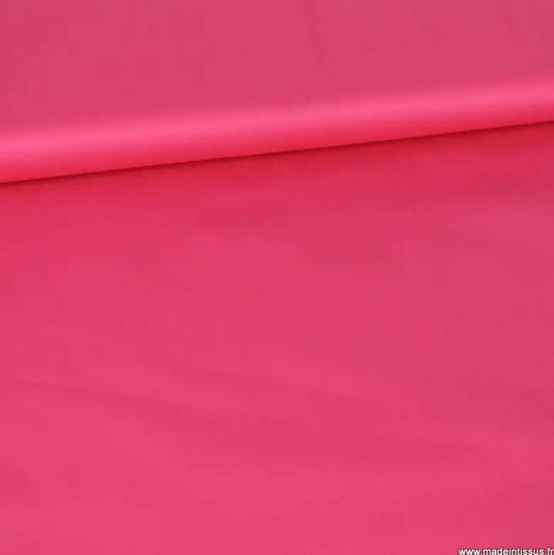Tissu Satin de coton - fuchsia