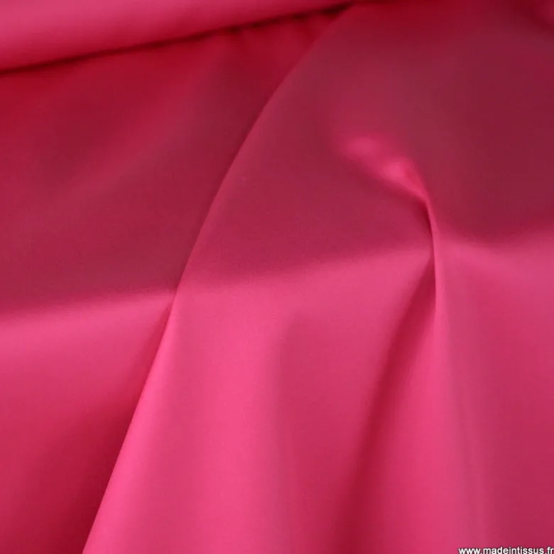 Tissu Satin de coton - fuchsia