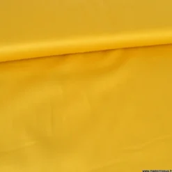 Tissu Satin de coton - jaune moutarde