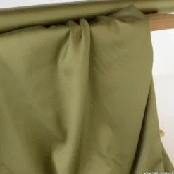 Tissu Satin de coton - kaki clair