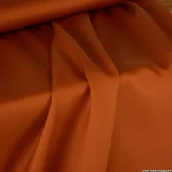 Tissu Satin de coton - Terracotta