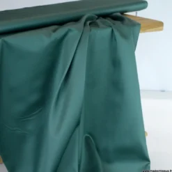 Tissu Satin de coton - vert foncé