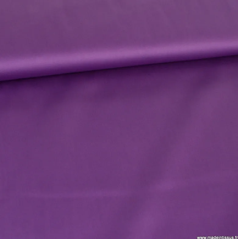 Tissu Satin de coton - violet