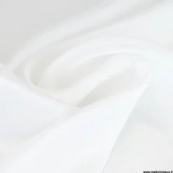 Tissu Satin de Soie - Blanc