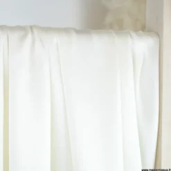 Tissu Satin de Soie - Blanc cassé