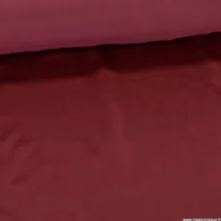 Tissu Satin de Soie - Bordeaux