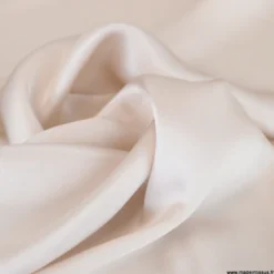 Tissu Satin de Soie - Nude