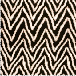 Tissu Satin léopard géométrique Noir et beige - oeko tex