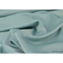 Tissu Satin microfibre fluide Céladon