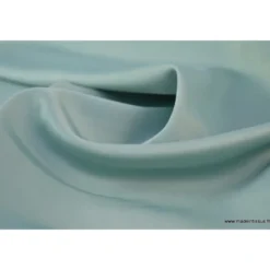 Tissu Satin microfibre fluide Céladon