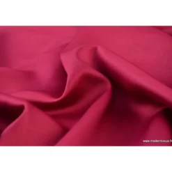 Tissu Satin microfibre fluide framboise