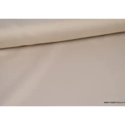 Tissu Satin microfibre fluide beige