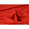 Tissu satin microfibre fluide uni rouge