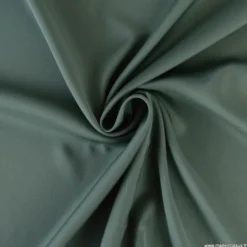 Tissu Satin microfibre fluide vert forêt