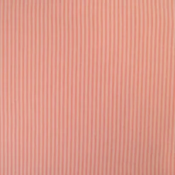 Tissu seersucker à rayures fines - Corail et Nude