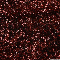 Tissu Sequin Rouge sur velours noir