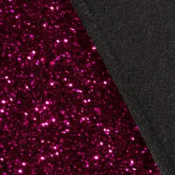 Tissu Sequin vieux Fuchsia sur velours noir