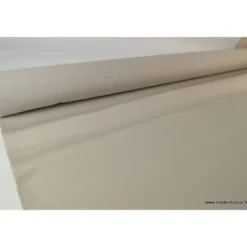 Tissu sergé coton lourd beige 300gr/m²